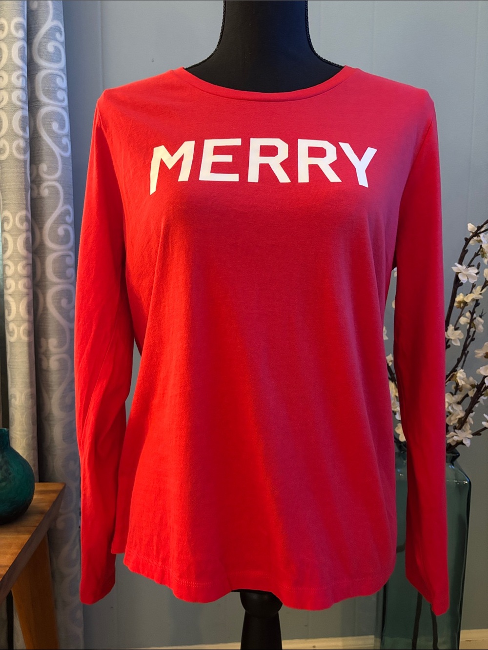 J Crew "Merry" Collector Tee Long Sleeve